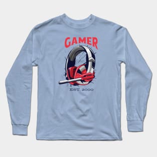 Gamer Headset Long Sleeve T-Shirt